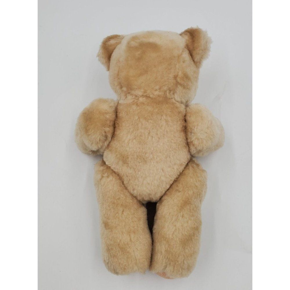 Vintage Teddy Bear Plush Jointed Tan 9" - Picture 4 of 5